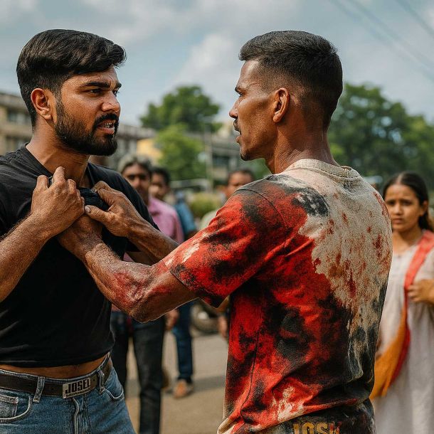 Bhopal Murder Sparks Outrage: Shyam More Fatally Stabbed After Confronting Faizan Baig Over Hindu Girl, Two Others Injured