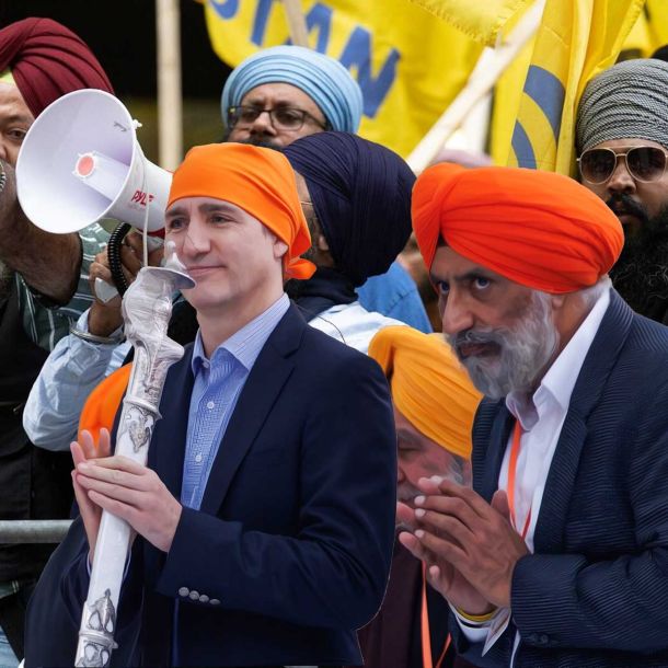Khalistani Goons Attack Hindu Temple in Canada’s Brampton as Police Watches, Trudeau and Poilievre Both Fail to Condemn Khalistanis