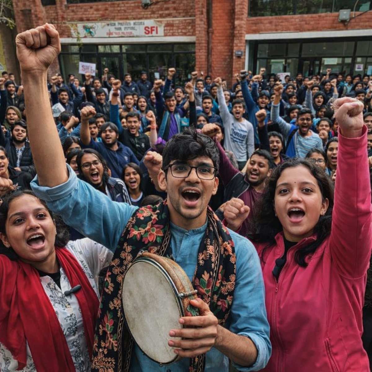 JNU Administration Takes Decisive Action Against Vandalism: Top Student Leaders Rusticated Following Library Violence