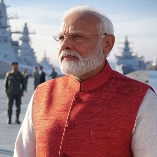 PM Modi Inducts Three Frontline Naval Combatants, Marks a Big Day for India's Maritime Heritage