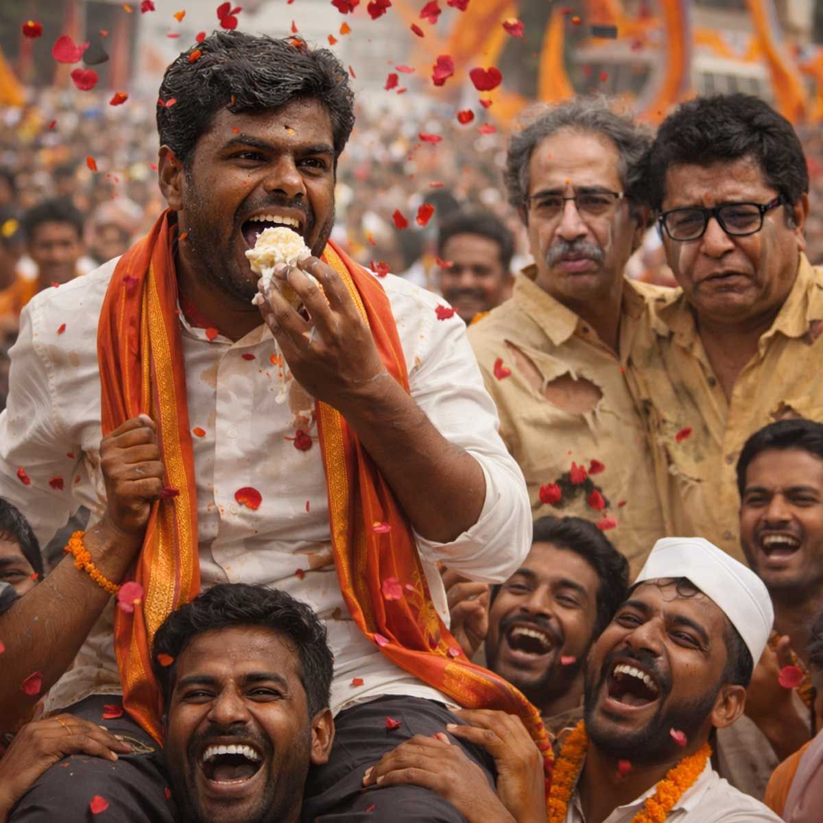 Rasmalai Trends as BJP Sweeps Maharashtra Polls, Echoing Haryana’s Jalebi Moment