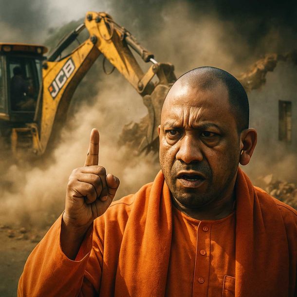 Sambhal: Illegal Mosque and Marriage Hall Razed over Pond Land Encroachment