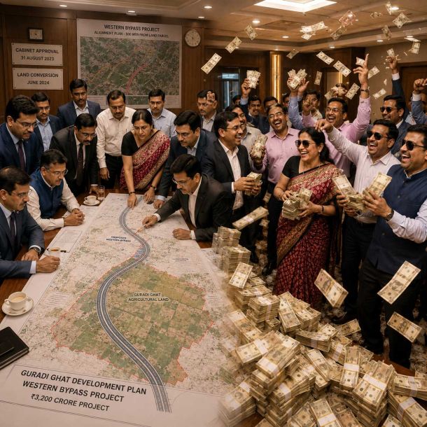 Madhya Pradesh: 50 IAS Officers Bought Agricultural Land Together, Bypass Project Approved Later, Land Converted to Residential and Prices Jumped 11 Times