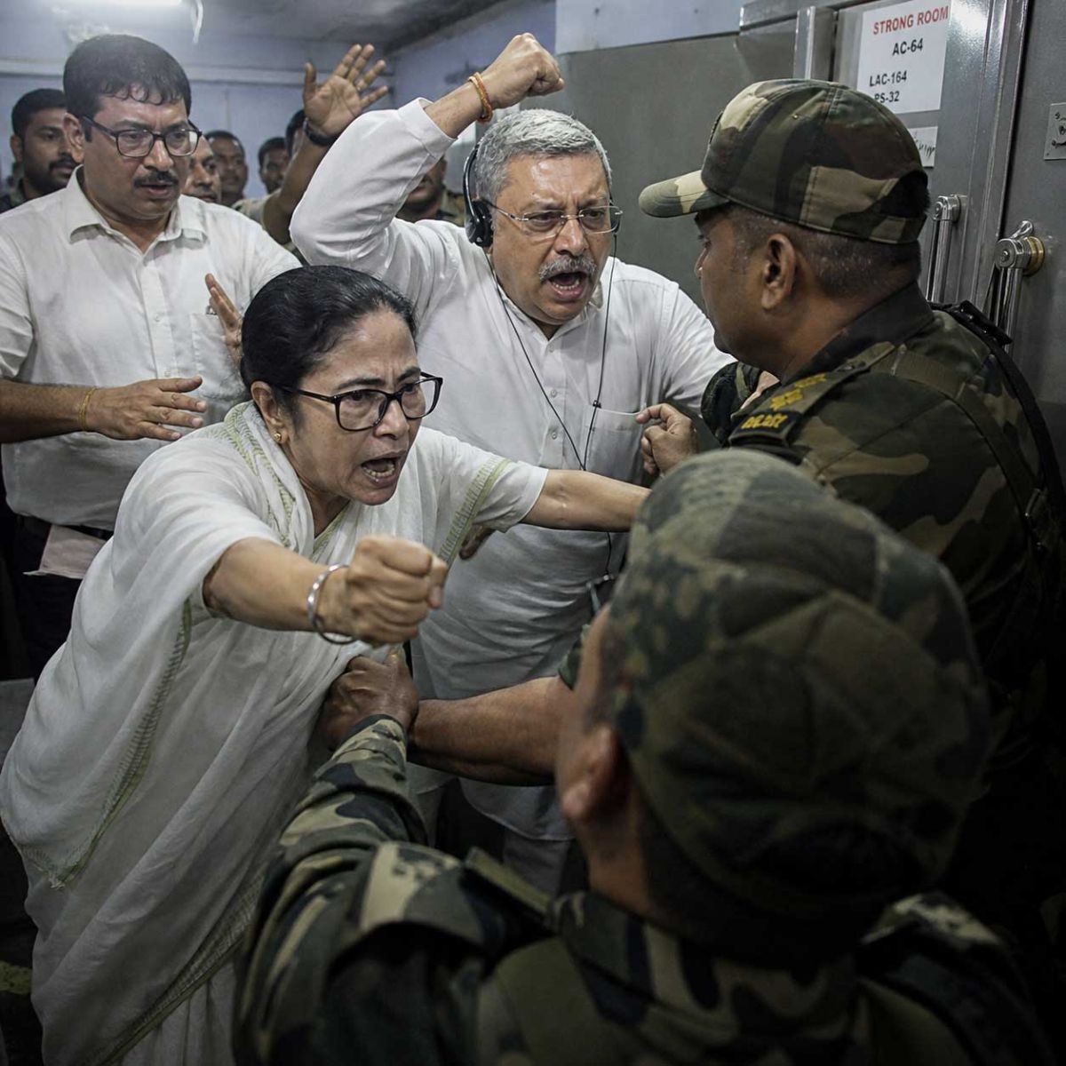 Trinamool Anxious Before Bengal Election Results, Chief Minister Guards EVM Strongroom Citing Tampering, MP Kalyan Banerjee Labels Amit Shah ‘Goonda’