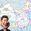 The new map of borders and areas around China