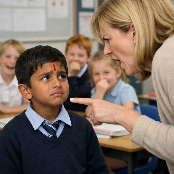 Hinduphobia in the UK: 8-year-old Hindu child leaves London school after being targeted for wearing tilak