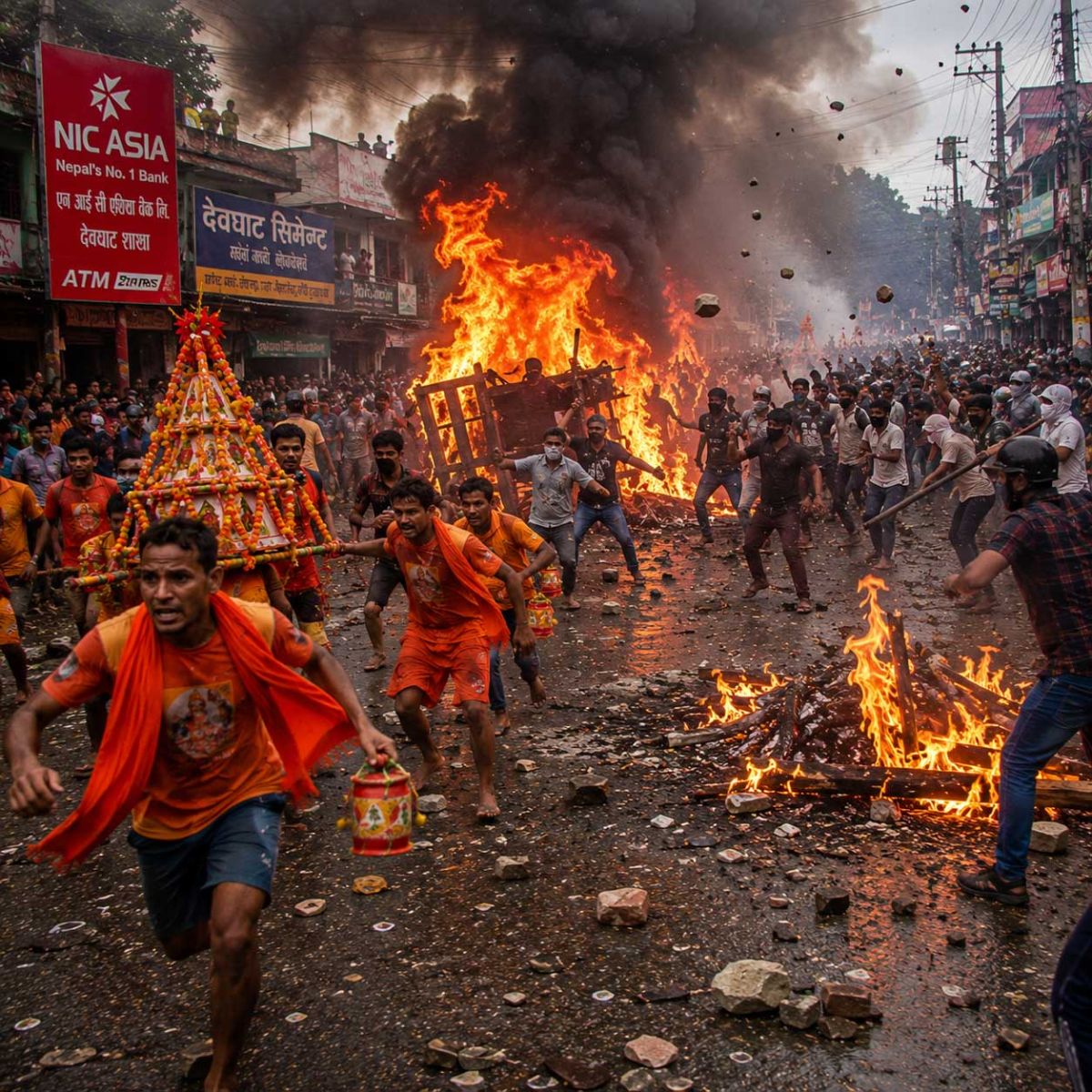 Nepal unrest: Muslim group attacks Hindu Kanwar Yatra over DJ sound, 1 dead, curfew enforced in many districts