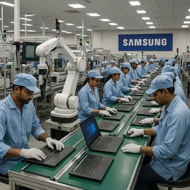 Samsung Expands Manufacturing in India: Greater Noida Plant Begins Laptop Production, Following MSI’s Move in Chennai