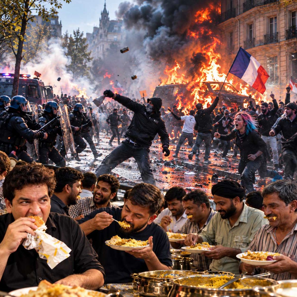 Human Rights Body Reveals Stark Hypocrisy: Swift Alarm Over Indian CJP Demonstrations, Yet Soft Pleas For Talks Amid Massive Looting And Arson Across Europe