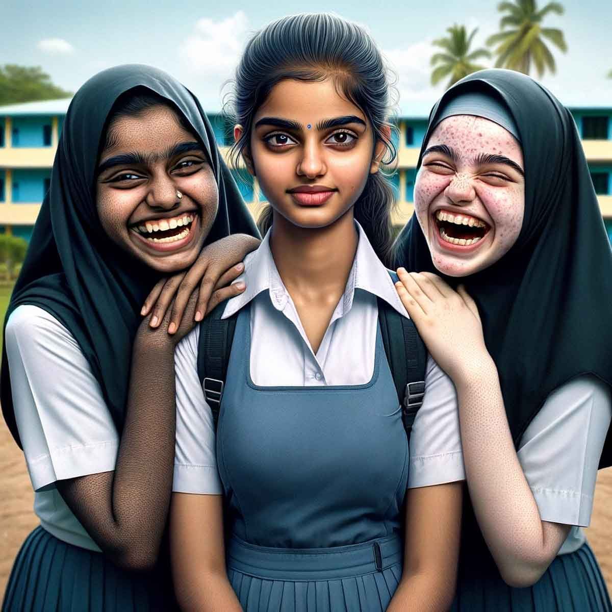 A dangerous trend is emerging where Muslim schoolgirls are removing bindis & making their classmates wear hijab. The Kerala Story 2.0 incoming.