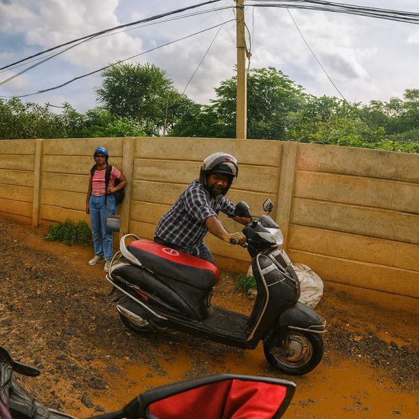 A YouTuber helped a Rapido passenger stranded on a flooded Bengaluru road, and his video of the rescue is now viral.
