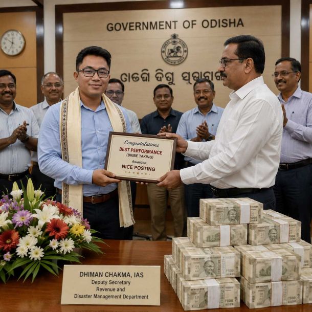 Odisha Government Reinstates IAS Officer Dhiman Chakma as Deputy Secretary After 2025 Bribery Arrest