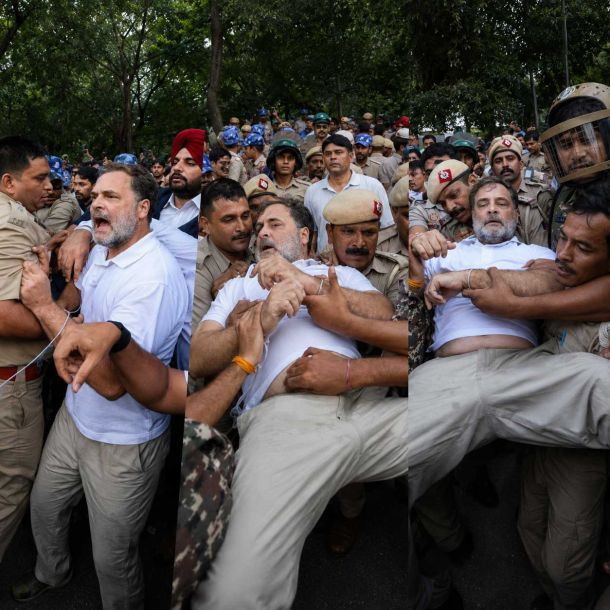 The Art of Performative Politics: How Rahul Gandhi Sought to Exploit Students’ Grievances Through Protest Drama Outside the PM’s Residence