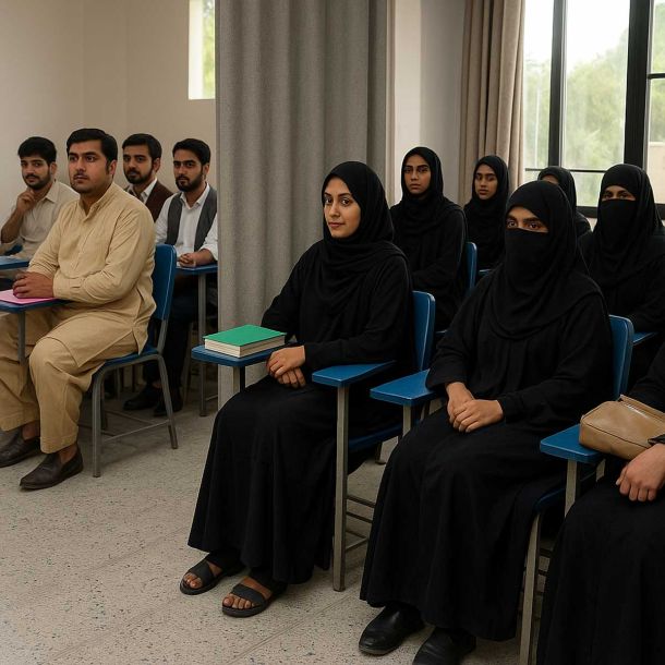 Burqa-clad girls divided from male classmates by barrier wall: Video of segregated Kerala classroom triggers outrage