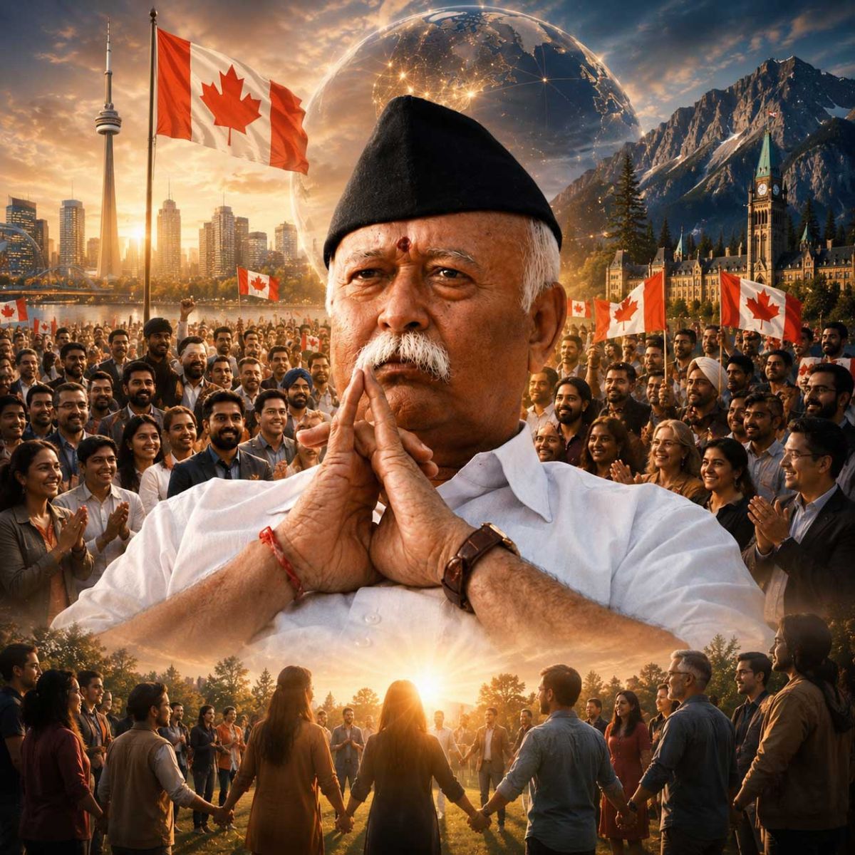 Over 100 Groups Rally Behind RSS Chief Mohan Bhagwat Ahead of North America Tour, Urging Ottawa to Reject Targeted Campaign