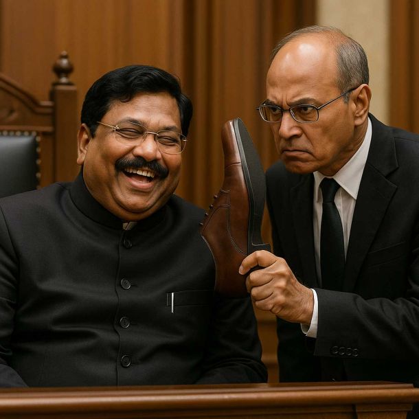 ‘Sanatan ka apmaan nahi sahenge’: 71-year-old lawyer flings shoe at CJI BR Gavai weeks after quip in Lord Vishnu idol plea