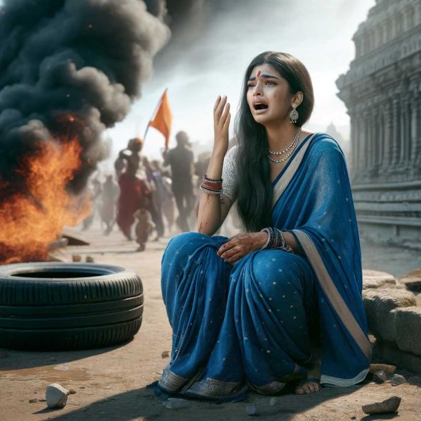 Massive protests erupt in West Bengal’s Dhupguri after 4 Hindu temples vandalised, idols broken on the same night