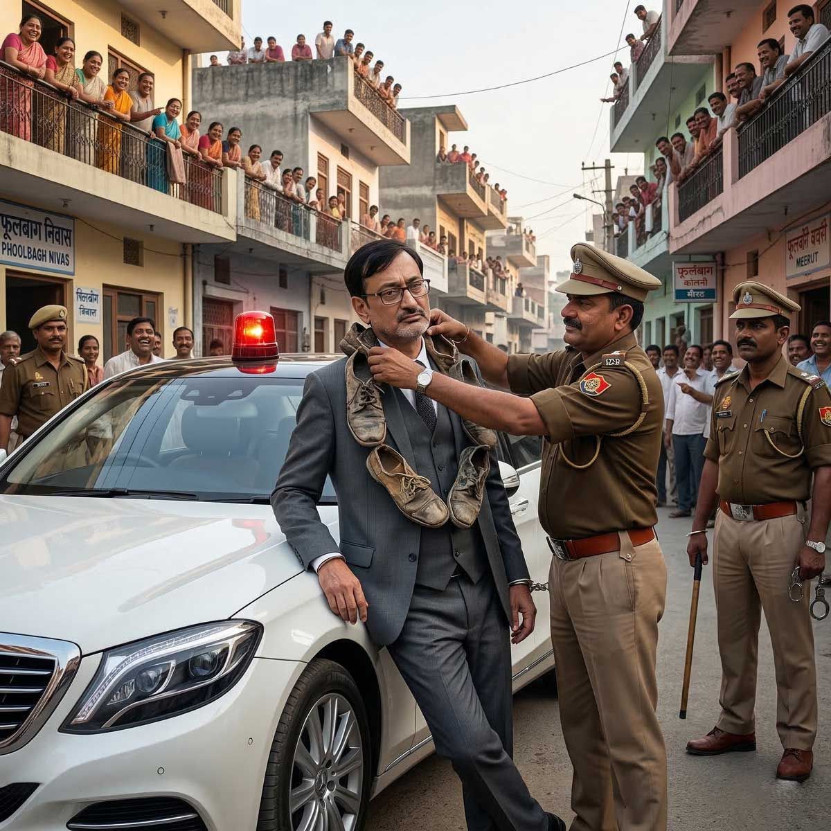 Meerut’s Fraud Bureaucrat Unmasked; Nabbed Following Neighborhood Uproar