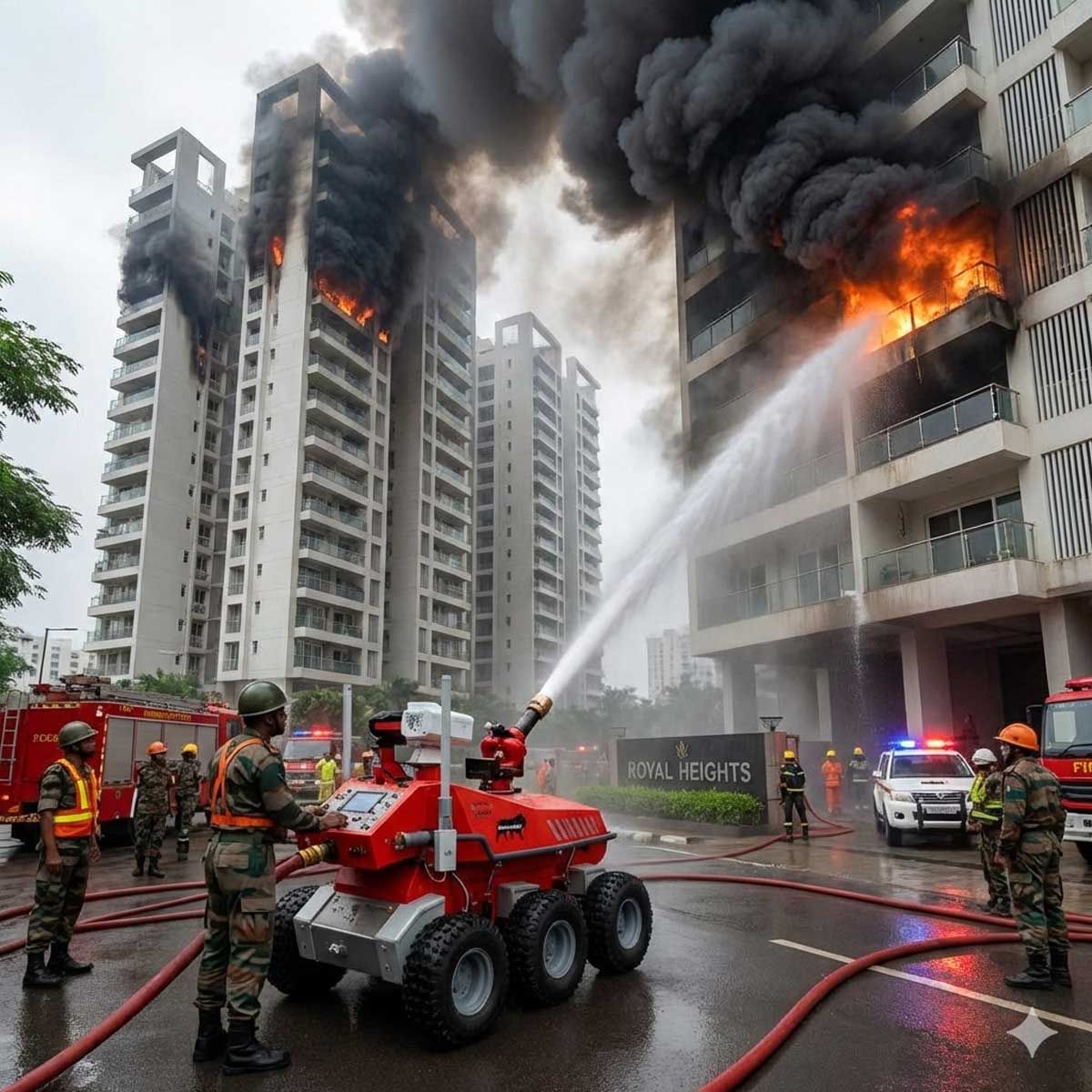 FF BOT Deployment at Ammunition Depots: Indian Army Signs ₹62 Crore Contract for Indigenous Firefighting Robots