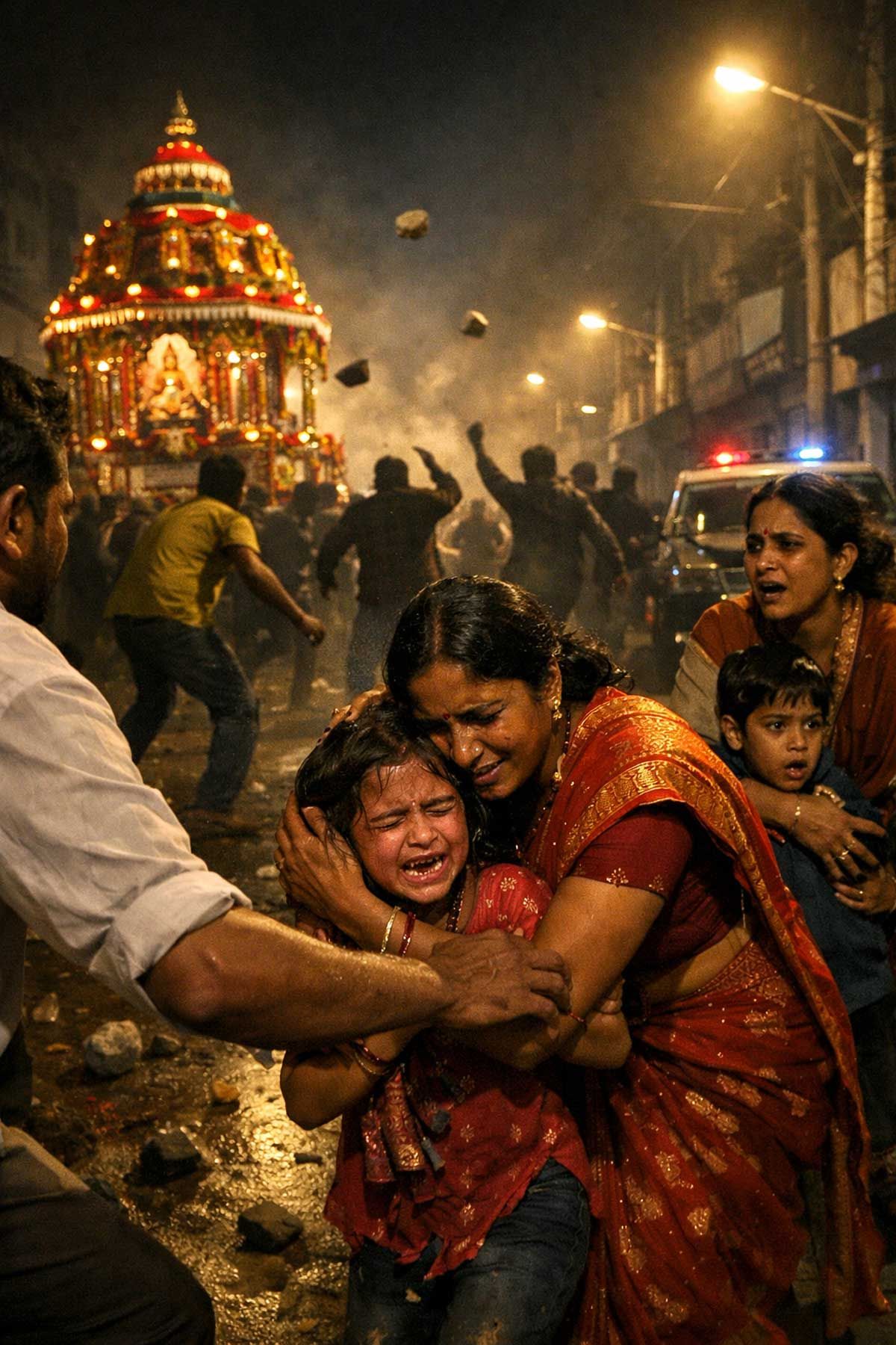 Bengaluru: Temple procession attacked with stones, Hindu devotees speak of fear and insecurity