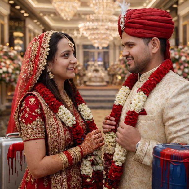 The Blue Drum and the Suitcase: A Wedding of Irony in Rajasthan