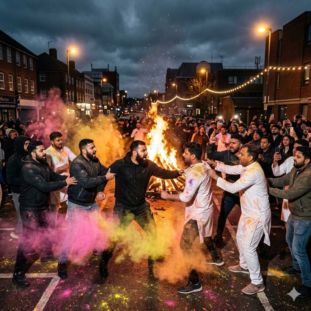 London Holi Celebration Disrupted by Mob; Police Detain Teen After Disturbance