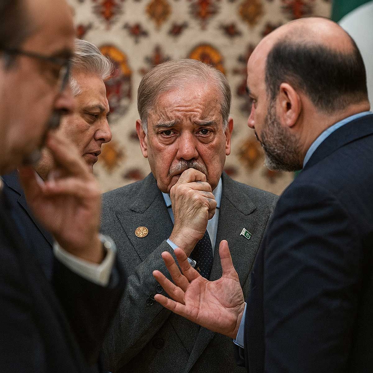 Pakistan PM Shehbaz Sharif slips into Putin–Erdogan talks like a stray guest, Russia Today deletes clip after it becomes global meme material