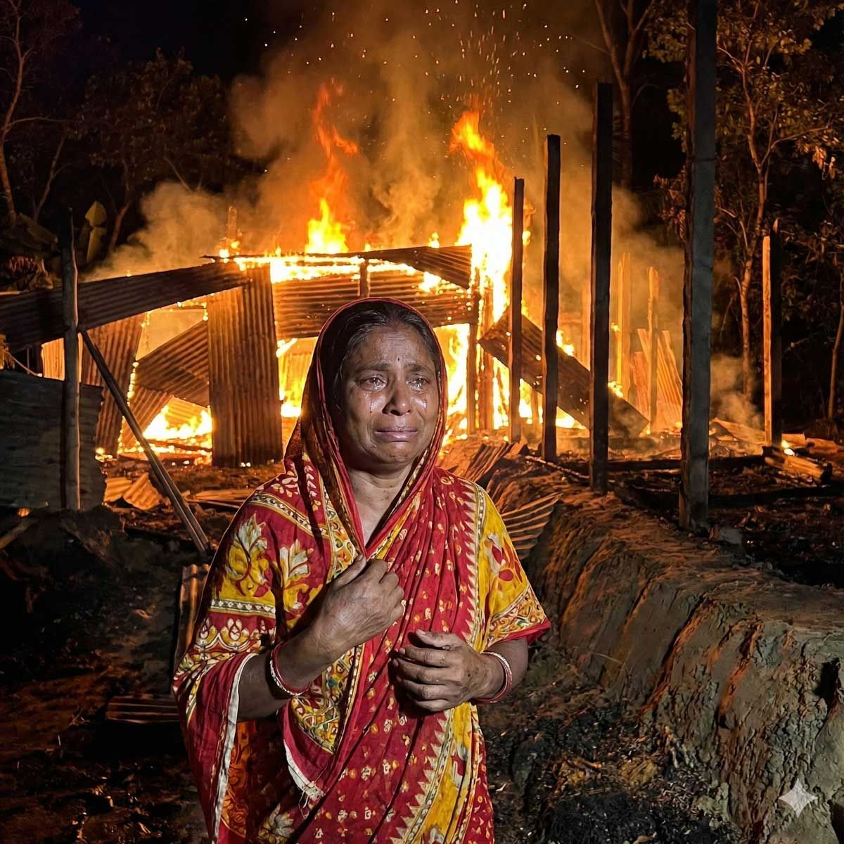 ‘Defying Islam Will Cost You Your Life’: Islamist Mob Burns Hindu Home, Issues Deadly Threat in Bangladesh