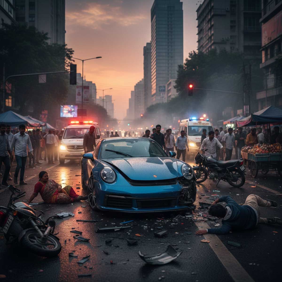 Who is behind wheels? In high-profile car crashes, no one seems to be 'driving'